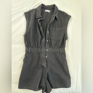 Black Denim Zara Romper